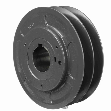 Browning 2 Groove Cast Iron Finish Bore Fhp Variable Pitch Sheave, 2VP84X 2 1/8 2VP84X 2 1/8